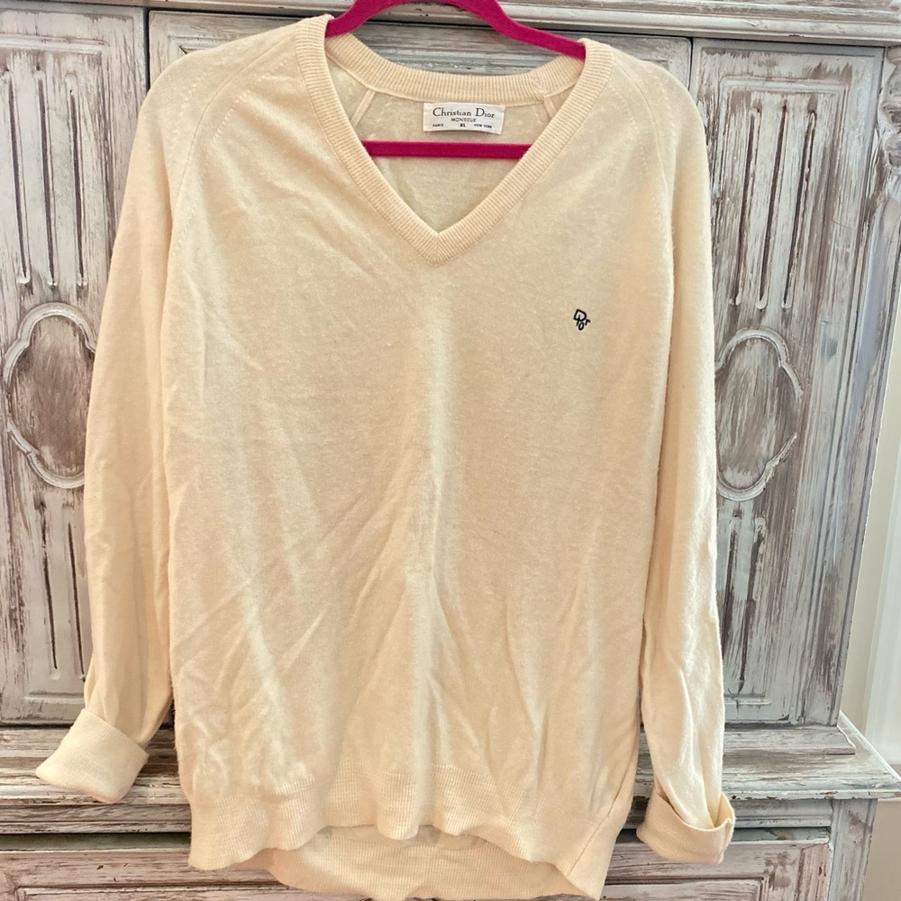 Christian Dior Monsieur sweater L yellow
